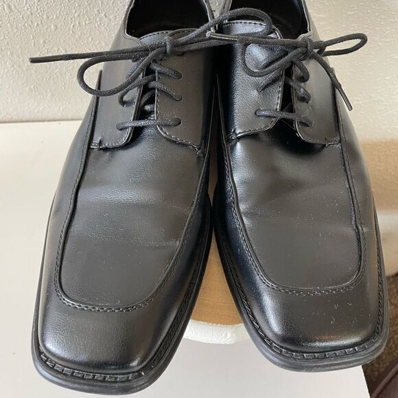 Apt. 9 Black Dress Shoes Size 10.5 EUC - Picture 4 of 8